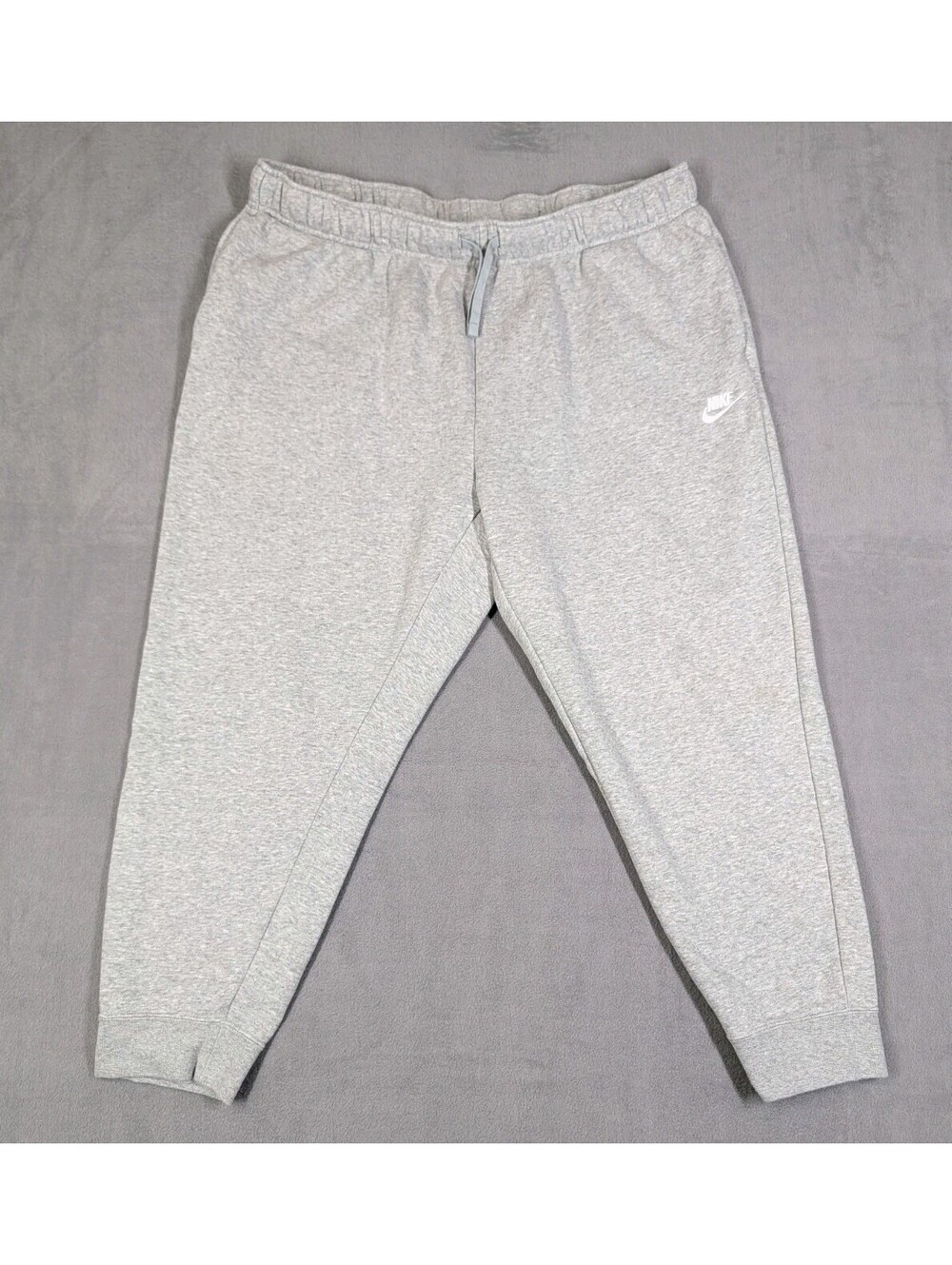 Nike Womens 1X Gray Sportswear Club Fleece Joggers Sweatpants Plus Size Athletic